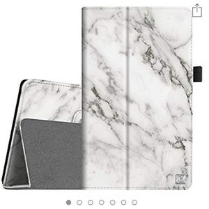 Fintie Marble Faux Leather Fire Tablet Case 8”